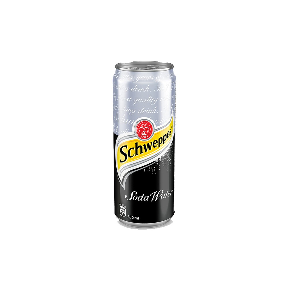 Schweppes Soda Water In Can